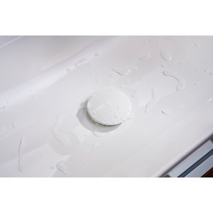 Opzetwastafel 1000x480mm 2 kraangaten zonder overloop SmartClean wit Xelu Q