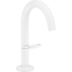 AXOR One wastafelmengkraan Select 140 met Push-open mat wit