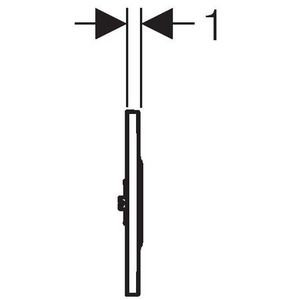 Urinoirsturing 230V type 10 ROUND geborsteld RVS/gepolijst RVS/easy-to-clean