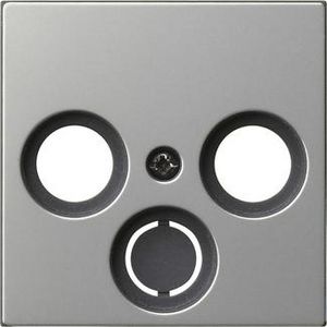 Afdekking coax.antenne-CD System 55 edelstaal