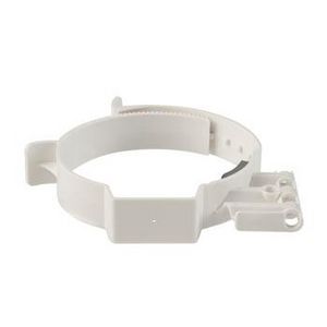 Pijpbeugel Rolux 100-131mm PP wit