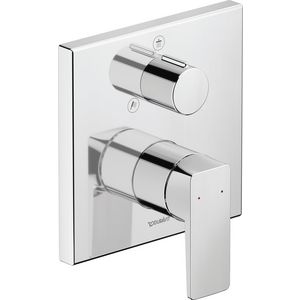 Manhattan 1-hendel douchemengkraan inbouw chroom 150x82x173mm