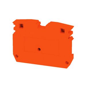 Afsluit- eindplaat oranje h:33mm b:5mm V-0 Wemid VVE=50
