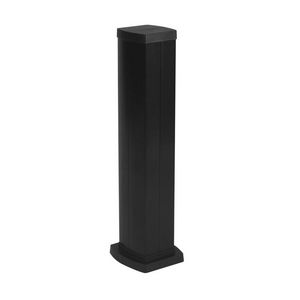 Energiezuil 4 compartiment 45mm 0,68M zwart