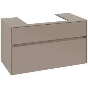 Wastafelonderkast Collaro 1000x548x500mm Taupe C019B0VM
