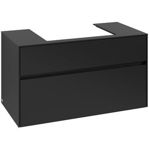 Wastafelonderkast Collaro 1000x548x500mm Volcano Black C019B0VL