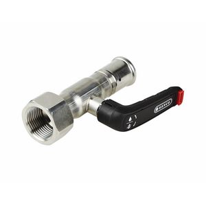 Kogelafsluiter BAP-FFV persaansluiting x bn. 26 x 1" met handvat VVE=15