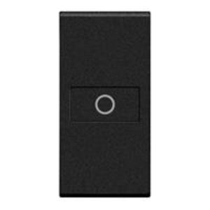 Toets verlichte symbool axiaal 1 mod. antraciet Livinglight