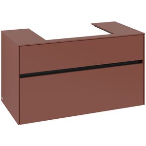 Wastafelonderkast Collaro 1000x548x500mm Wine Red C019B0AH