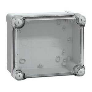 Doos ABS + transp. deksel 193x164x105mm IP66 / IK07 TBS/TBP