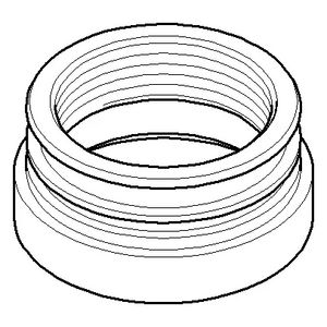 Rozet 48x22mm Champagne (22kt Goud)