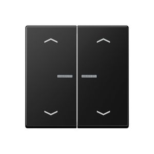 Stuurafdekking A500 2voudig gr.zw. mat pijl HOME