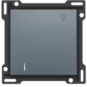 Afwerkingsset hotelkaartschakelaar blue grey coated