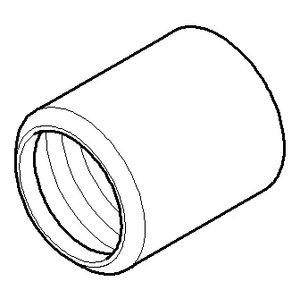 Kapje 26x30mm Messing (23kt Goud)