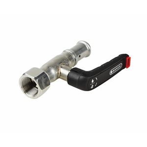 Kogelafsluiter BAP-FFV persaansluiting x bn. 18 x 3/4" met handvat VVE=25