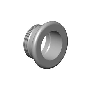 Beluchter mouw 25x12mm Dark Platinum gebors.