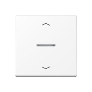 Stuurafdekking A500 1voudig sn.wit mat pijl HOME