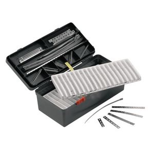 Kabelcoderingsyst. zilver Mixed characters Stainless 1.4404