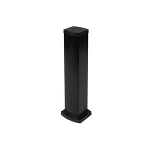 Energiezuil 2 compartiment 80mm 0,68M zwart