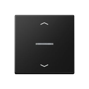 Stuurafdekking A500 1voudig gr.zw. mat pijl HOME