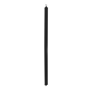Energiezuil 2 compartiment 80mm 3,90M zwart