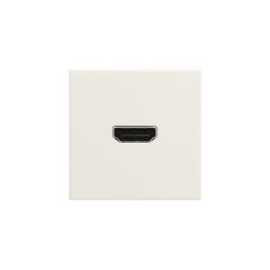 Afwerkingsset met HDMI-naar-HDMI-aansluiting cotton white textured