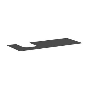 Console 1370x550mm met uitsparing. links countertop Xevolos E