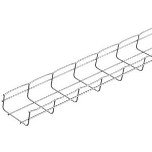 Lengte a 3m. Draadgoot CF54 B100 RVS 304L