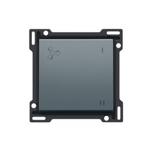 Afwerkingsset mechanisch gecontr. ventilatiebed. blue grey