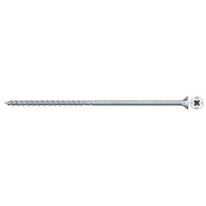 Spaanplaatschroef PowerFast 6x140mm PZ verzonken kop verzinkt VVE=100
