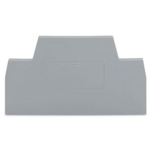 Afsluit-+tussenplaat 2,5mm grijs 281-340 VVE=25