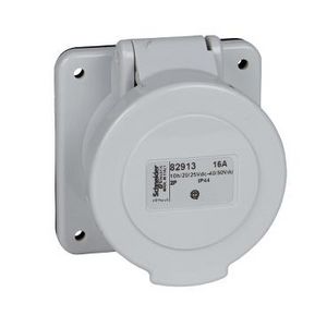 Industriele inbouwcontactdoos 2P 32A 20-25/40-50 DC PratiKa