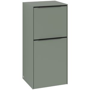 Zijkast SUBWAY 3.0 400x860x362mm Soft Green C59401AF greep Volcano Black