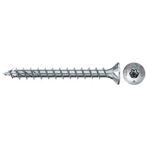 Spaanplaatschroef PowerFast 5x40mm TX verzonken kop VD verzinkt VVE=200