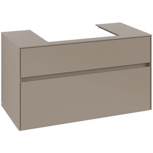 Wastafelonderkast Collaro 1000x548x500mm Taupe C01900VM