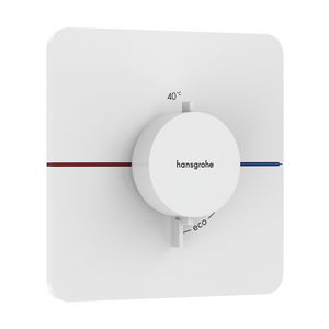 ShowerSelect Comfort Q thermostaat afbouwdeel tbv inbouw mat wit