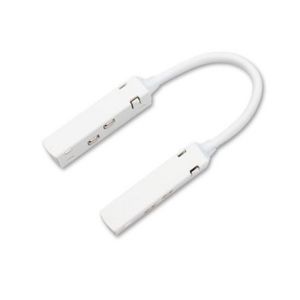 T48/20 wit connector 180° TZ20 6A flexibel