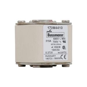 Zekering hoge snelheid 315A AC 690V 1 53x69x51mm aR VVE=3