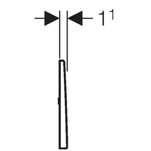 HyTronic Mambo urinoirstuursysteem RVS infrarood 230V