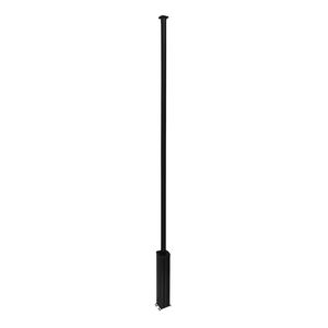 Energiezuil 4 compartiment 45mm 0,68M + 2,7M zwart