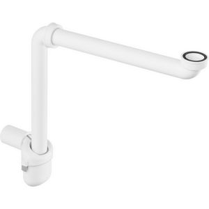 PROMO Dompelbuissifon / meubelsifon 1.1/4"x32mm/40mm ruimtebesparend model PP wit (804688)