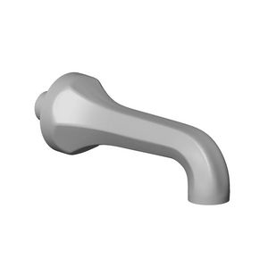 Uitloop 55x73x217mm Messing gebors. (23kt Goud)