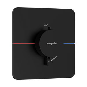 ShowerSelect Comfort Q thermostaat afbouwdeel tbv inbouw mat zwart