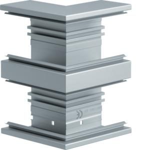 Buitenhoek aluminium goot BRA 65x210mm dubbel geeloxeerd