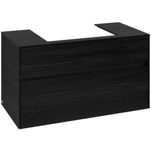 Wastafelonderkast Collaro 1000x548x500mm Black Oak C01900AB