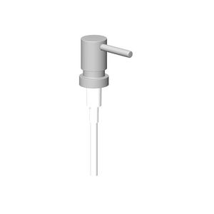 Aansluiting lotionhouder Pompkop Sifonbuis 80mm M30x1,5 Chr