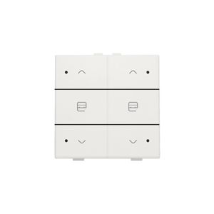 Dubbele motorsturingsbediening led Home Control white