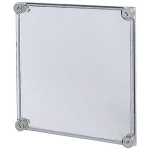 Deksel CI HxBxD=375x375x25mm transparant