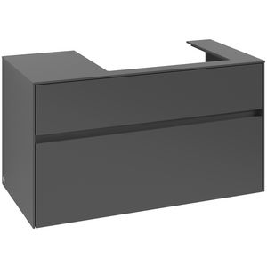 Wastafelonderkast Collaro 1000x548x500mm Graphite C018B0VR