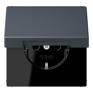 Wandcontactdoos met R/A klapdeksel slagvast LC4320U